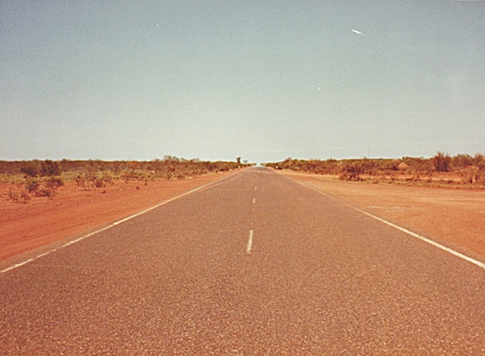 西オーストラリア パースからブルームへの道「グレート・ノーザン・ハイウェイ」
