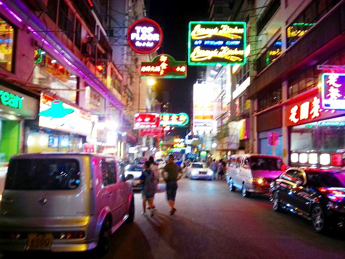 香港 九龍 尖沙咀のストリート