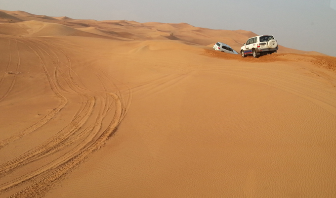 ドバイ UAE 砂漠サファリツアー(Dubai desert safari tour)