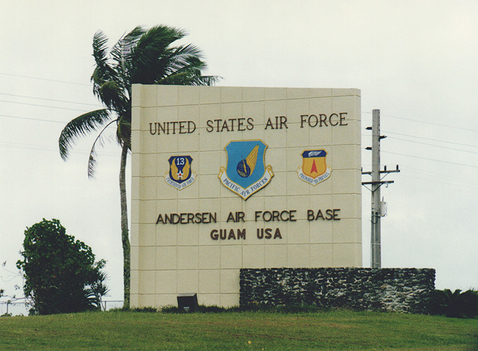 アメリカ合衆国準州 グアム「アンダーセン空軍基地」