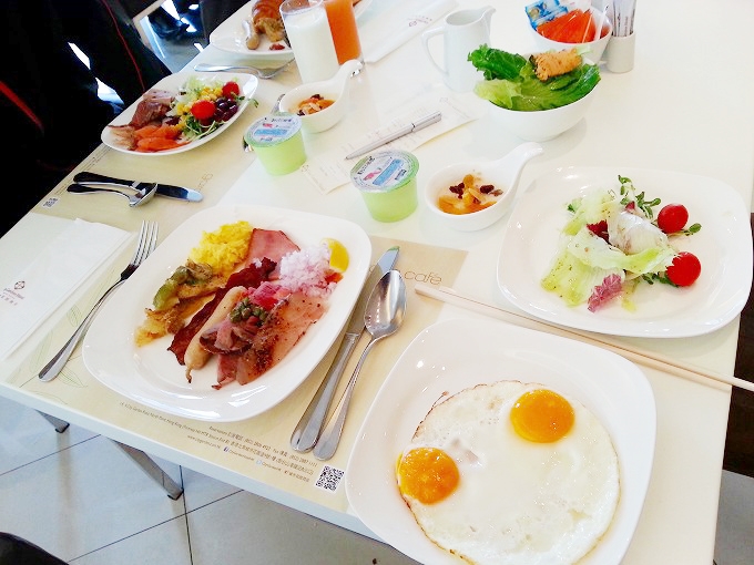 香港城市花園酒店/シティガーデンホテルのビュッフェの朝食
