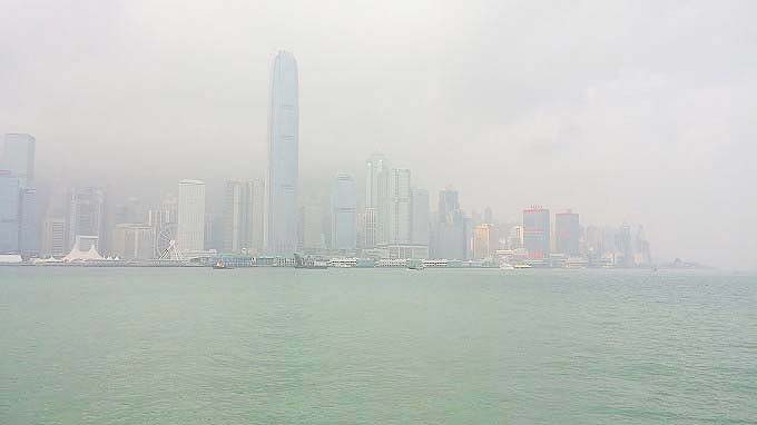 スターフェリー/天星小輪/Star Ferry 香港島サイドの海からの景色