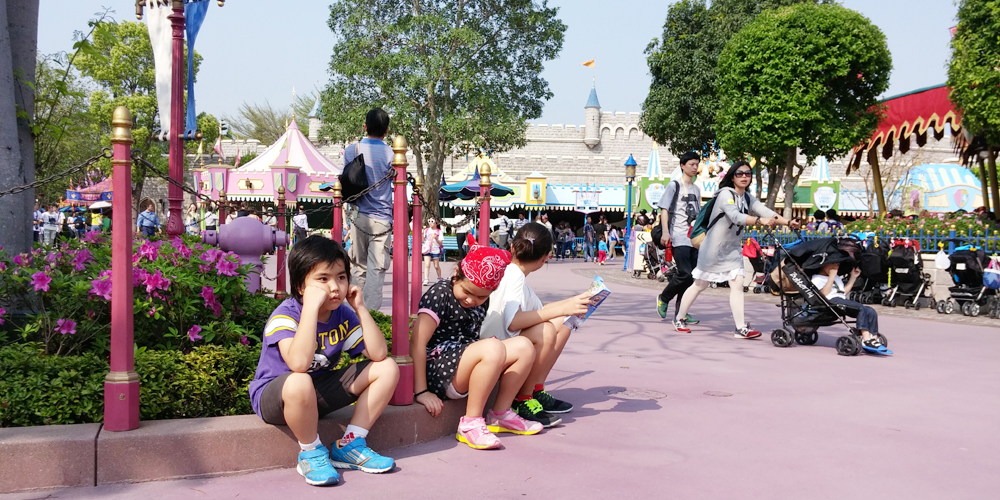 香港ディズニーランド（香港迪士尼樂園/Hong Kong Disneyland.）。