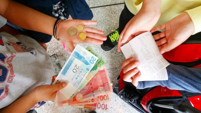 香港国際空港 オクトパスカード清算後に残った香港ドル