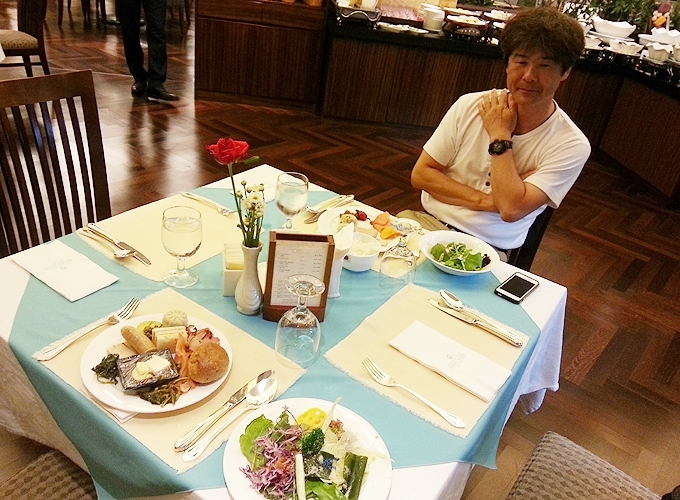 韓国 ソウル 南山「パシフィック ホテル」のレストランでの朝食