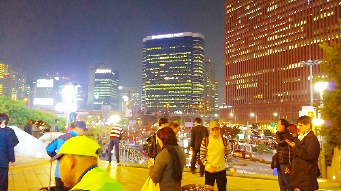 韓国。ソウル夜景