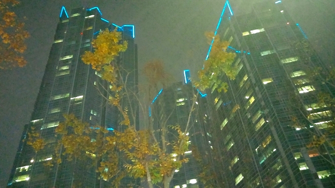 韓国 ソウル 合井の摩天楼