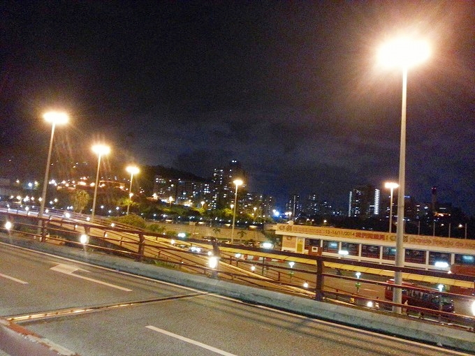 マカオフェリーターミナルから見たマカオ/澳門の夜景