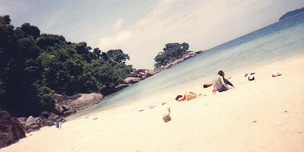 マレーシア ティオマン島のビーチ