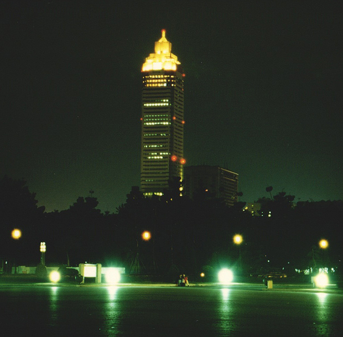台湾 台北旅行 夜の中正紀念堂
