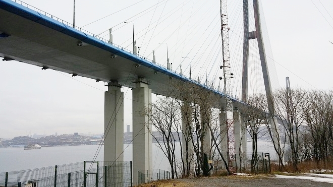 ロシア・ウラジオストク「ルースキー島連絡橋」