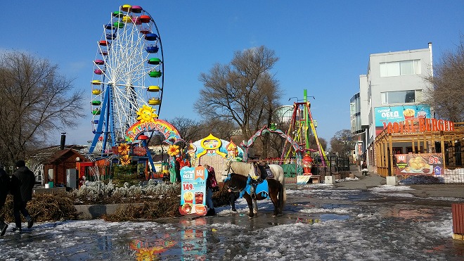 ロシア。ウラジオストク 子供遊園地