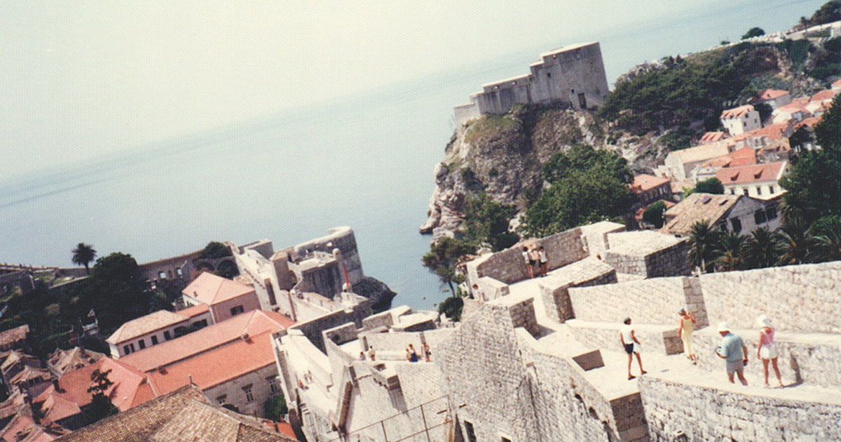 Montenegro - The old fortified city Budva.