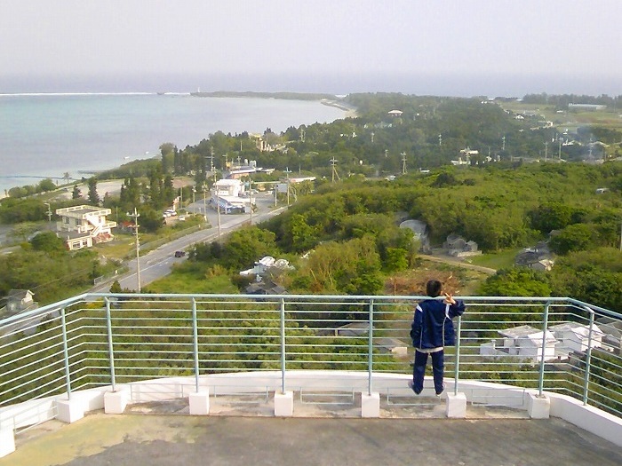 ホテルゆがふいんBISEの屋上-沖縄県本部町