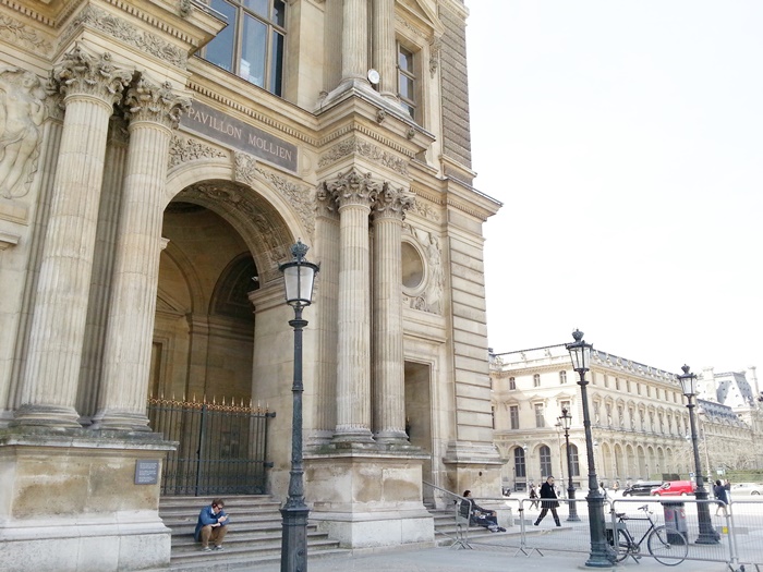 The Louvre Museum in Paris, France.