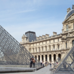 Louvre museum in paris, France.