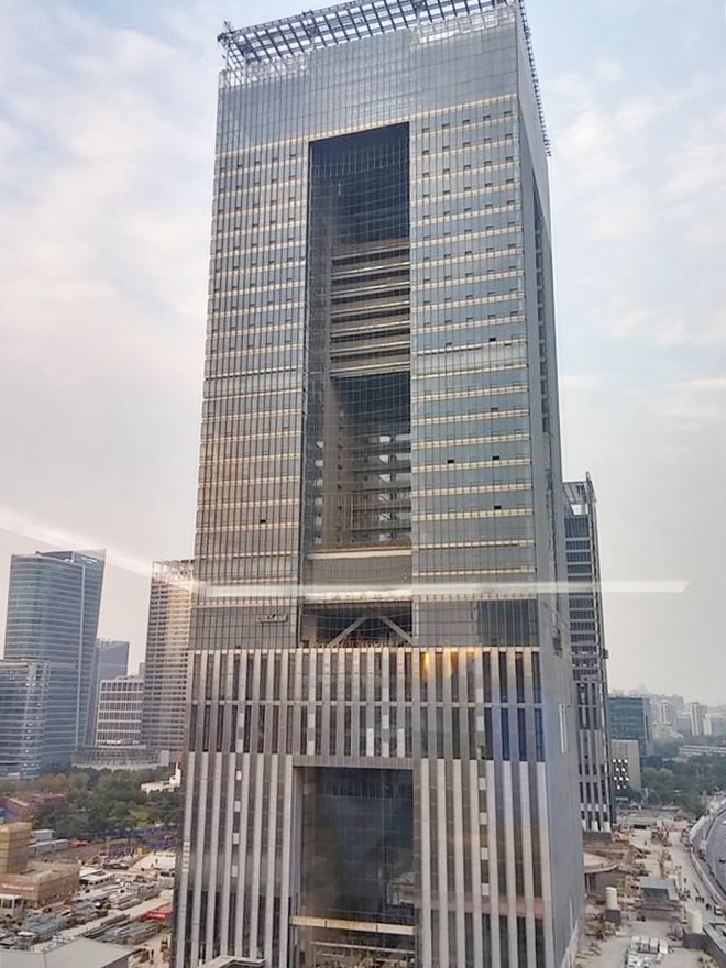 中国 上海 浦東新区陸家嘴の金融ビル