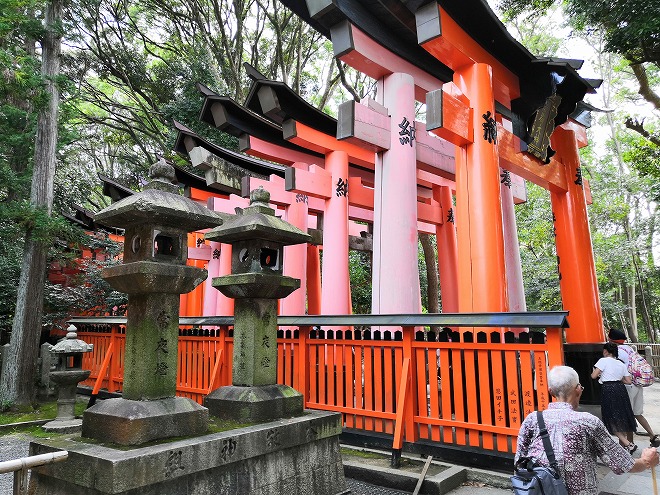 Kyoto - Fushimi Inari-taisha. The entrance of Senbon Torii.