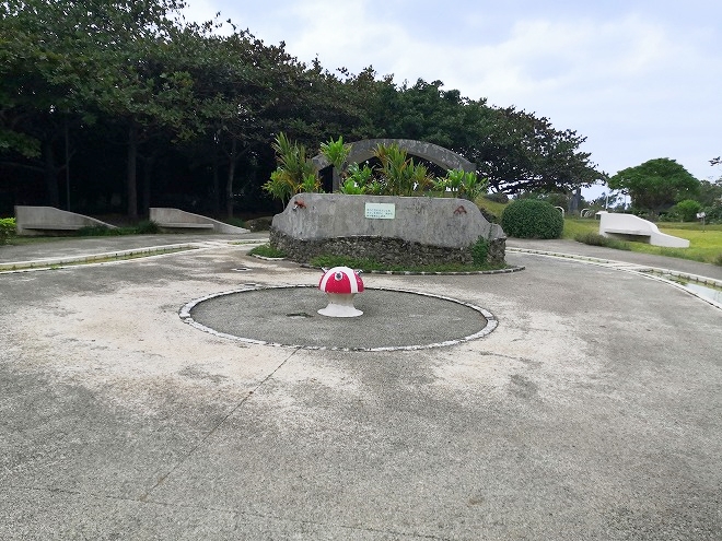 沖縄海洋博公園 熱帯・亜熱帯都市緑化植物園「ポケモン・ボール」みたいなもの