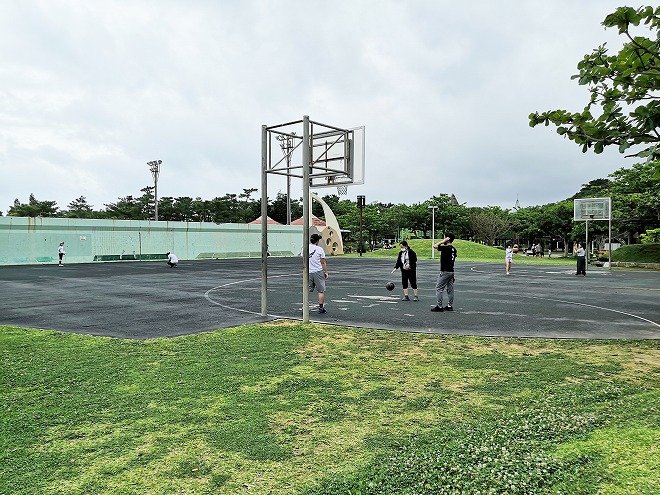 沖縄市・沖縄県総合運動公園 バスケットリング