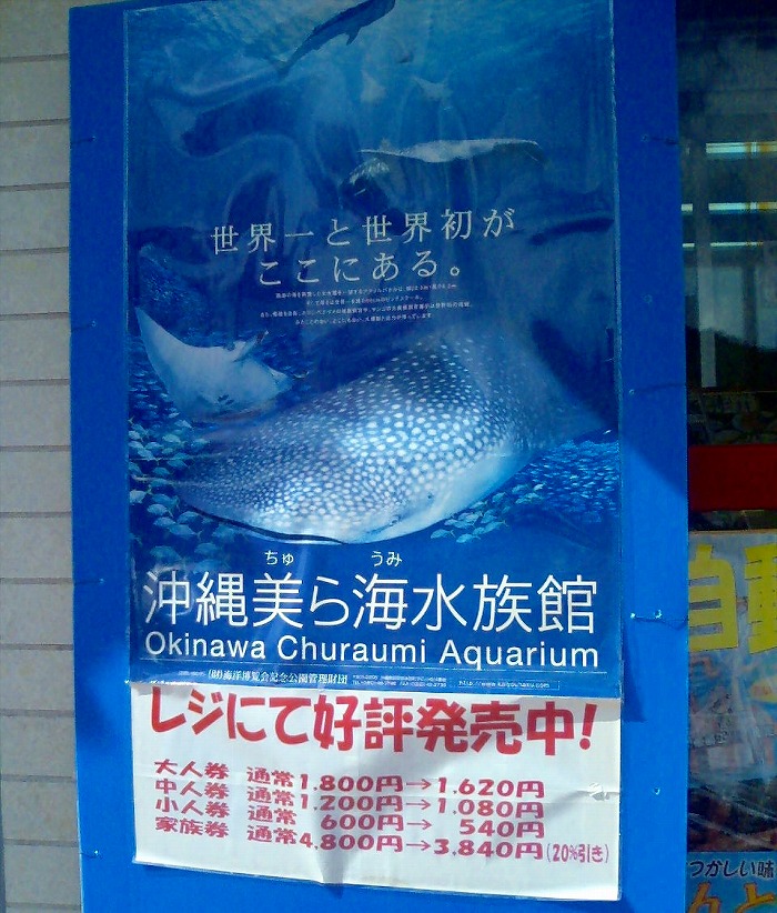 沖縄美ら海水族館のポスター