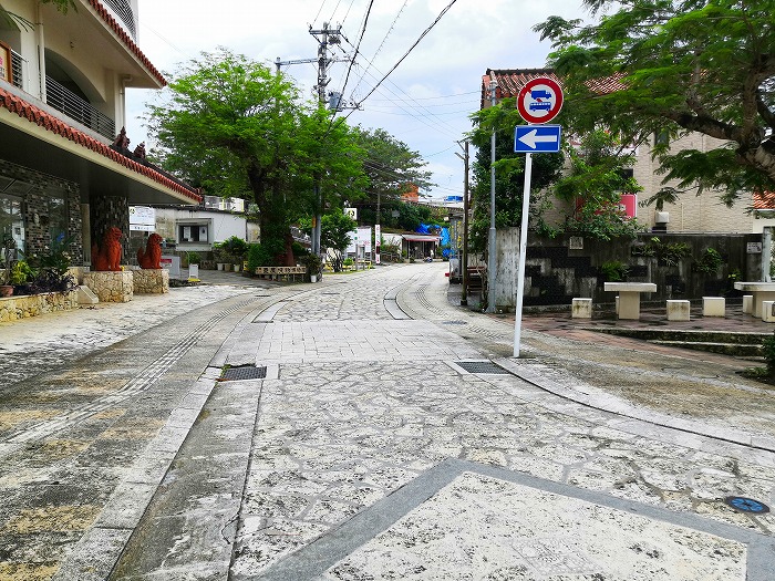 Yachimun Street(Tsuboya pottery street) in Tsuboya Naha City, Okinawa.