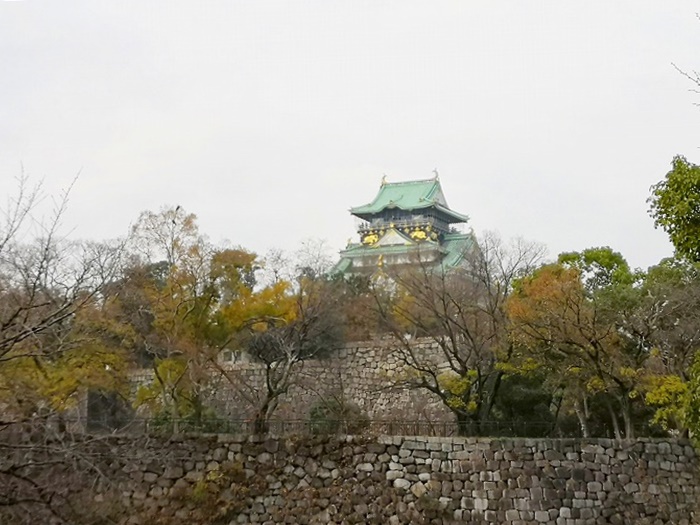 Osaka Castle tower.