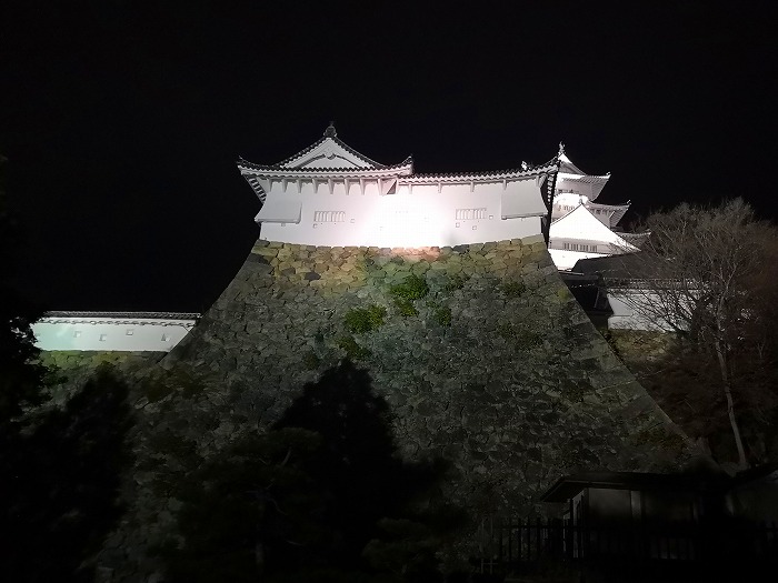 The Illumination of the Himeji castle.