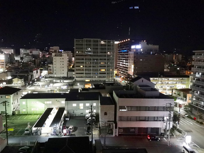 コンフォートホテル姫路 客室からの姫路市の眺望