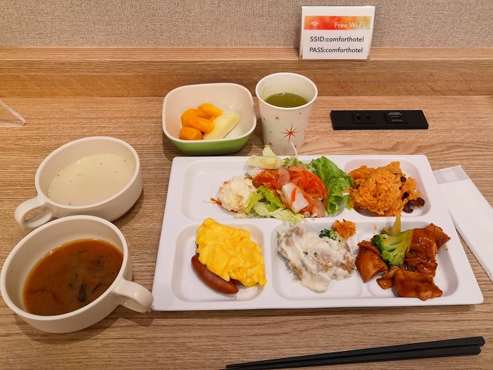 コンフォートホテル姫路の朝食