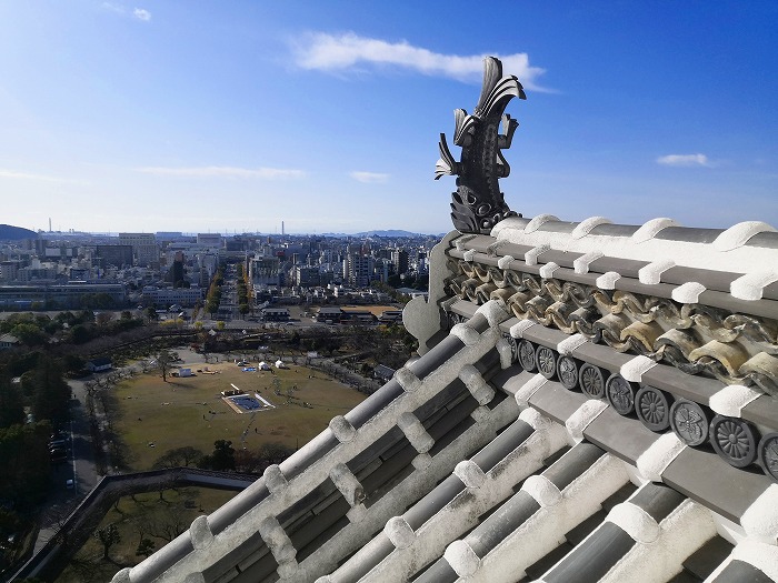 姫路城6階からの眺望