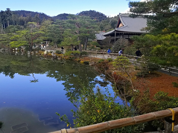 Kyokochi-pound in Kinkaku Rokuonji temple.