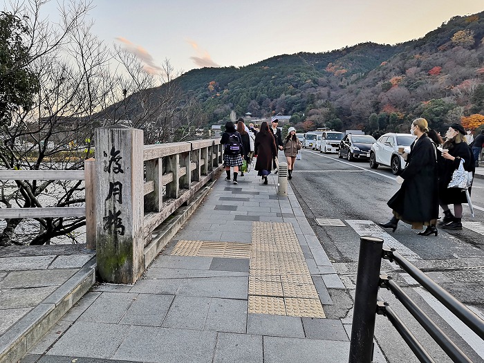 京都 渡月橋。
