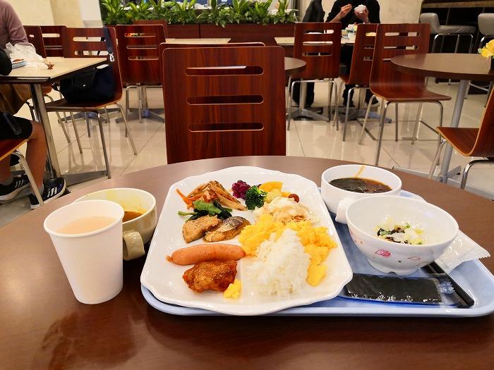 東横INN名古屋金山の朝食